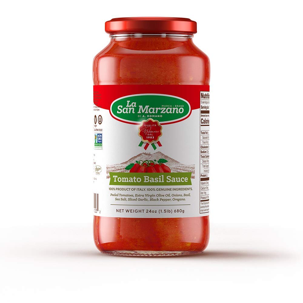 Amazon.com : La San Marzano Tomato Basil Sauce 100% Made In Italy